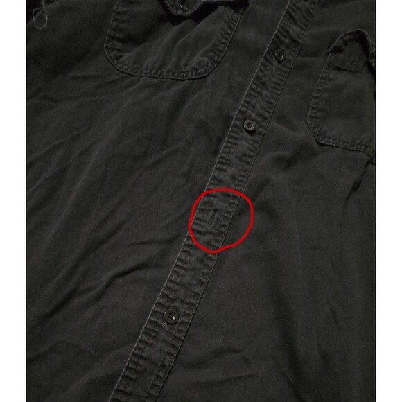 Men's Buffalo Outdoors Roadwear Sleeveless Shirts Biker Grunge Black Gray 2 Pair - Picture 5 of 6